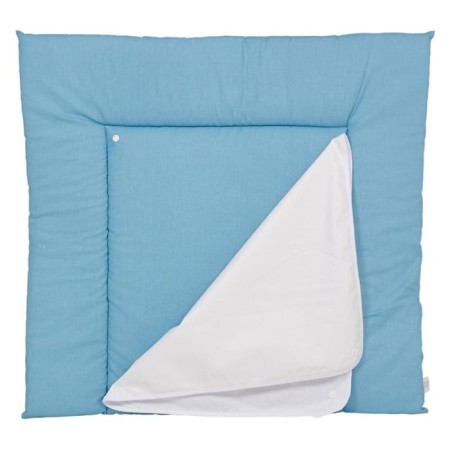 Two -sided giraffe mattress, with a removable liner, blue color-5