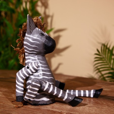 Souvenir "Zebra" hanging paws, tree 30 cm-1