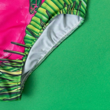 KAFTAN "Tropical" swimsuit, height 122-128 (34), green-7