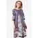Female dress, size 46, purple color
