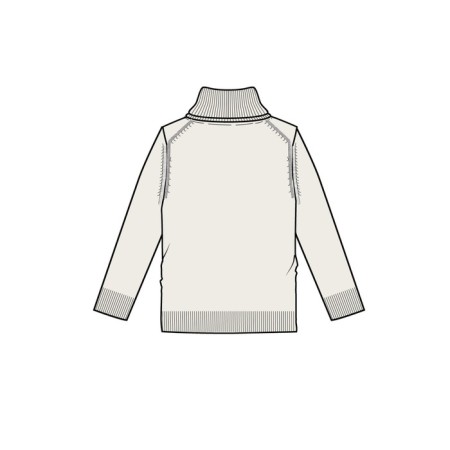 Turtleneck for a girl, height 134 cm-3