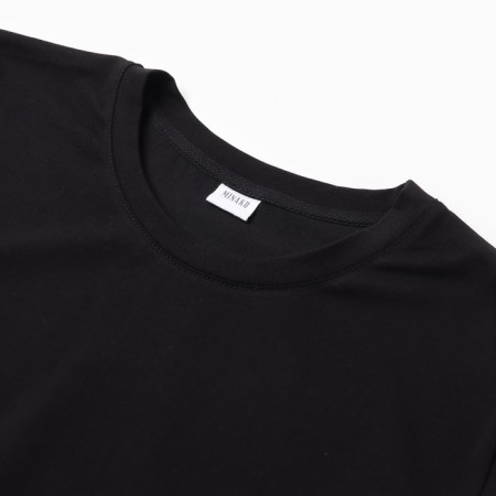 Jumper (Longsliv) Male Minaku: Basic Line Man Black Color, size 46-6