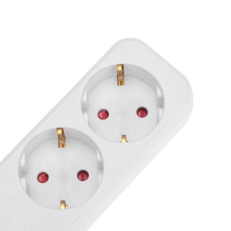 Extension cord Standard 5 nests, 3m, 3x1.0mm², s/h, white rexant-2