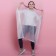 Rawland adult Poncho "Freedom", oversize, 44-52, 97 x 120 cm, white color