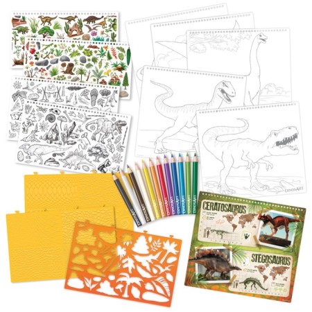 Dinosart coloring set-5