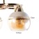 Iris chandelier 5he27 40W gold 47x47x23 cm Bayerlux