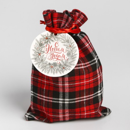 Gift bag “Happy New Year”, 16 x 23 cm +/- 1.5 cm, new year