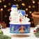 Musical souvenir "New Year's three", blue