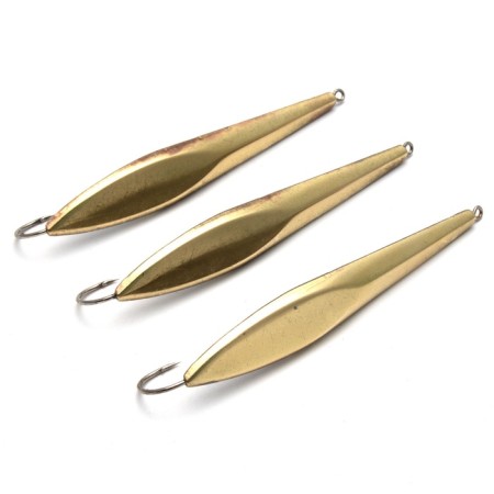 Vertical spin "Yaman" pike, size 70 mm, 11.5 g, brass color