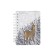 Note book A7, 80 sheets in a cage on the crest Forest Dream, plastic cover, with an elastic band, mix