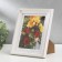 Photo frame plastic 15x20 cm (881S) White with silver (plastic screen)