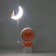 Clock - an alarm clock "Cosmonaut" for children, 2 modes, dial D -9 cm, 15 x 28 cm