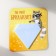 Magnet with a block for the records "You are my diamond" 12x12 cm