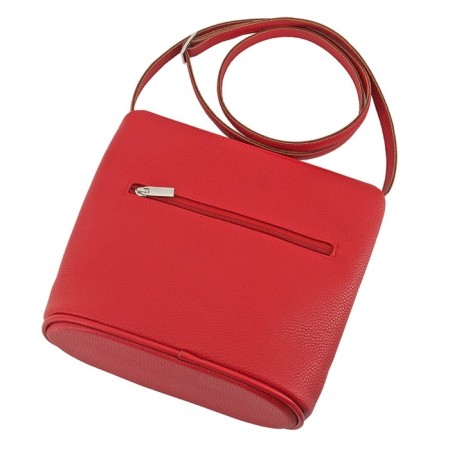 Women's bag B2796-77140, red color, genuine leather, 22x10x23 cm-2