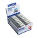 Eraser Brauberg Partner, gray-white, in a cardboard display, 41x14x8 mm