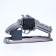 Clock - alarm clock "Pistol", discrete move, dial d -7 cm, 13 x 24 cm, aa