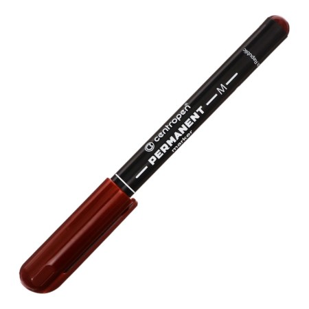 Permanent marker 2.0 mm centropen 2846, line 1 mm, brown color-3