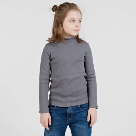 Turtleneck for the boy Weekend, height 128 cm, graphite color