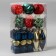 Set of jewelry plastic 43 pcs "Stella" Bright mix