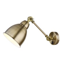 Бра A2054AP-1AB "Braccio" 1x60W E27 15x40x23 см