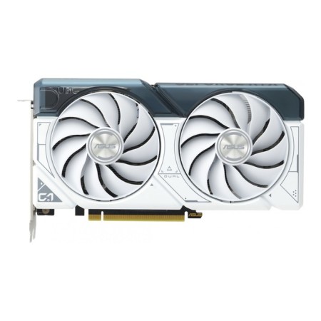 The ASUS PCI-E 4.0 Dual-RTX4060-O8G-WHITE NVIDIA GeForce RTX 4060 8GB 128bit GDDR6 2 106496