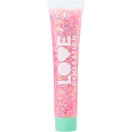 Glitter-Gel Face Love Generation We Love Glitter, tone 02 pink, 15 ml-1