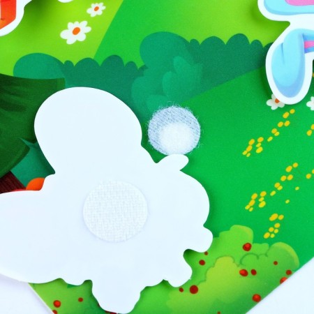 Developing Velcro game. Theater based on the Russian folk tale "Teremok"-3