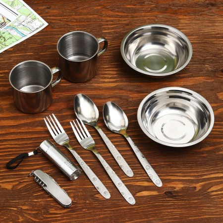 Set for the picnic "Tourist Set", 10 items-2