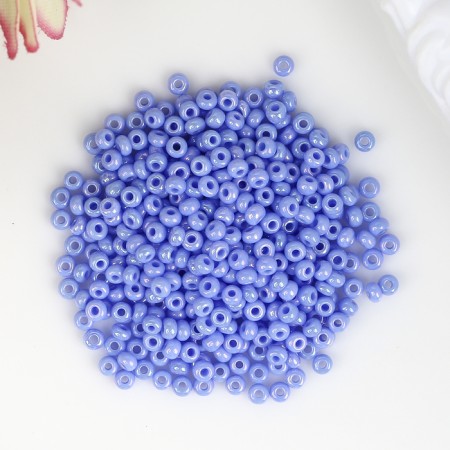 Czech Republic "Gamma" Round 1 "10/0 5g (A026 Blue/Melange)
