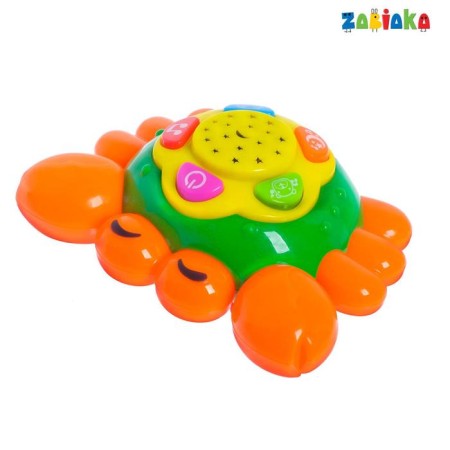 Musical toy "crab", light and sound effects-1