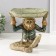 Souvenir Polystone Stand "Shimpanze in the shirt" 21x17.5x21.5 cm