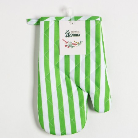 Mittens of dilan color green 26x16 cm, 100% p/e-3
