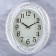 Wall clock, interior "Samvana", silent, 63.5 x 53.5 cm