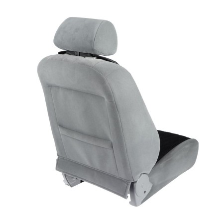 Nabbage on the front seat, velor, size 35 x 130 cm, black-2