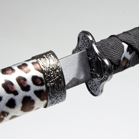 Suv. Product Katana 3V1 on a stand, scabbard leatherette, gray leopard 47/70/89cm-6