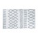 Bathroom mat Moroshka Nomads, 50x80 cm, white/gray color