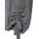 Female jumper with decorative assembly Contse Elegant, XS size, Steel Grey color