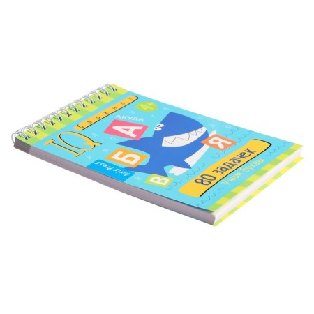 Smart notebook "Learning letters", 80 tasks, 4 +-2