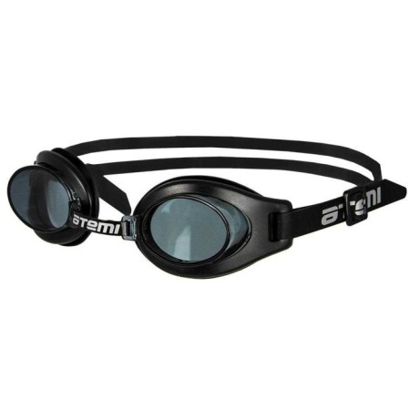 ATEMI S104 swimming glasses, children's, PVC/silicone, black color