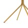 Journal table, 410x410x515, gold/concrete Hafit