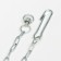 A chain for leaning dogs, 5 m, caliber 3 x 21 mm, white