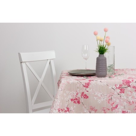 Loneta tablecloth "Amarena", pink, 30622/3201, 140x120 cm-1
