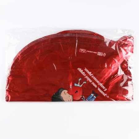 Folbed balloon 18 “Love this”, heart, set of 50 pcs.-2
