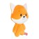 Soft toy "Fox", 21 cm ddli0