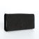 Women's wallet on the button, black color