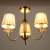 Avtal chandelier 3XE14 40W bronze 58x58x80 cm Bayerlux