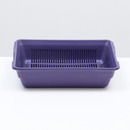 Deep toilet with a mesh of 36 x 25 x 9 cm, purple-1