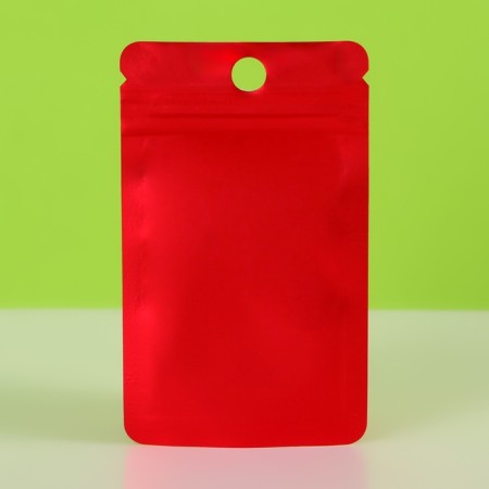 SIP-LOK package with a window, with euroslot, red, 7.5 x 13 cm-3