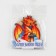 The amulet on the stand "Dragon with a flashlight" is 8.9 x 9.4 cm.