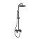 The shower system wasserkraft a174.077.217.cb, tropical shower, shower set, black